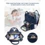LOVEVOOK All-in-One Travel Diaper Bag Multifunction Large Nappy Bag with Changing Pad & Pacifier Case mummy baby diaper Bag