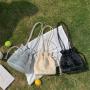 New Drawstring PU Soft Leather Pleated Bag Ladies Large Capacity Trendy Women's Bucket Bags Shoulder Bag for Women