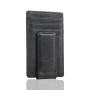 Fashion business credit card holder wallet leather card holder slim money clip wallet for men