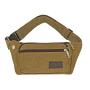 Thickened Canvas Crossbody Chest Phone Pouch Bum Bag Hip Fanny Pack Travel Hiking Sport Waist Belt Bag