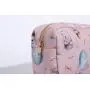 Low MOQ Stock Women Fashion Printed Leopard Makeup Bag Cosmetic Zipper Bag