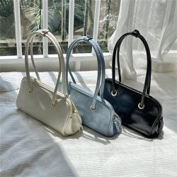 Custom logo Korean edition ladies bag fashion trend handbag elegant temperament shoulder bag simple texture armpit bag