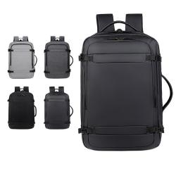 High-Capacity Men's Backpack Custom Oxford Multifunctional USB Computer Bag with USB and Waterproof Travel Backpack Wholesale