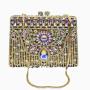 New arrival alloy diamond inlaid evening bag rhinestone purse party bags handmade crystal clutch bag for women pochette femme