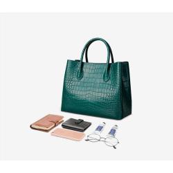 Designer Brand Inspired Genuine Crocodile Leather Purse Handbags For Women Alligator Skin Design Competitive Price Bags