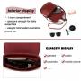 2024 new small satchel women's plain saddle leather bag woven decoration sling shoulder strap adjustable backpack