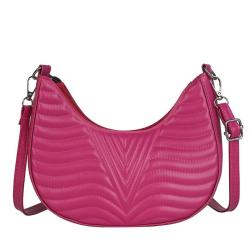 HR348 New Fashion Dumpling Shape Ladies Bag Simple and Trendy One Shoulder Crossbody Bag PU Leather New Moon Underarm Bag