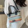 ZWY322 New Women Summer Straw Shoulder Bag Wholesale Beach Vacation Woven Bag Eco-friendly Fashion Daily Travel Crossbody Bag