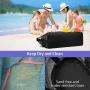 Gelory Wholesale Mesh Beach Toy Tote Bag 9 Pockets Large Lightweight Folding Portable Shoulder Beach Storage Bag