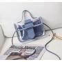 Ladies Designer Women's Shoulder Bag Candy Color Crossbody Flap Messenger Bags Fashion PVC Transparent Jelly Bags for Women