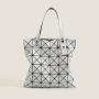 Women'S Spring And Summer New Geometric Diamond Check Light Six Single-Shoulder Tote Shopping Bag