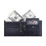Vintage Crazy Horse Trifold Wallet Real Leather Card Holder Wallet for Men