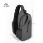 Smell proof Cross Body Bag with Metal Lock Odorless bag Odor Proof Portable Fanny Pack with Activated Carbon Lining