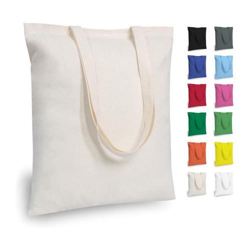 Gelory Custom Logo Super Strong Large Canvas Tote Bag Reusable Recycled Grocery Shopping Bags