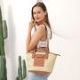 2024 Single Shoulder Women Holiday Beach Straw Tote Bag Portable Vegetable Basket Fashion Large Capacity Woven Bag