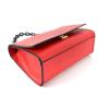 China Supplier Red Leather Women's Handbag Gradual Color Chain Shoulder Bags Flap Under Arm Bags