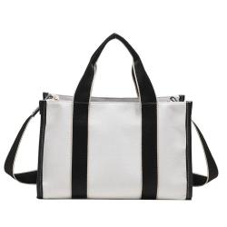 ZF218 Explosive Korean Fashion Canvas Bag Ins Large Capacity Handbag Female Single Shoulder Diagonal Crossbody Tote Bag