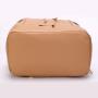2024 Custom Leather Baby Diaper Backpack For Mother Shoulder Bag Set With Removable Straps