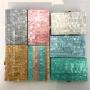 Wholesale fashion party transparent bag stripe acrylic color party bag transparent box clutch bag 2024