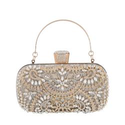 New Luxury 2022 Dinner Bag European And American Ladies Handbag Diamond Banquet Clutch Bag Elegant Crystal Evening Bag