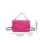 2023 Checkerboard Small Fabric PU Leather Flap Crossbody Bags for Women Fashion Handbags Lady Shoulder Bags