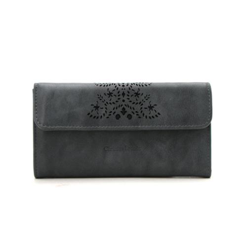 2024 Custom Hollow Out Short Money Bag Purse For Women Long Wallet With Logo