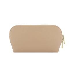 Eco friendly soft PU leather vegan make up bags small cosmetic bag with compartments