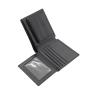 Rfid blocking trifold leather men wallet custom genuine leather cowhide big wallet