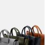 custom designer black  leather bags women handbags