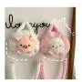 Plush doll bag oblique cross cartoon animal shape pig bag cute Beibei pig doll plush bag