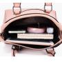 ZR276 Women's Bag 2023 New Style Spliced Simple Four Piece Cover Mother Bag Single Shoulder Handheld Crossbody Bag