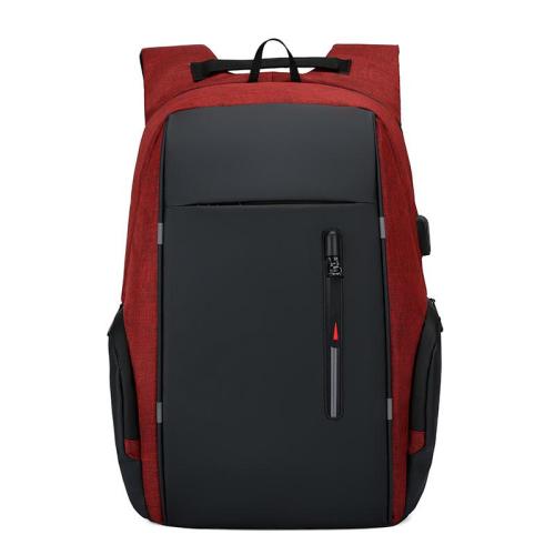 Men's business bag, laptop bag, multi-functional USB backpack, large-capacity shoulder bag, customizable with logo printing