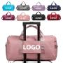 fashion personalized waterproof carry-on luggage overnight weekender bag leisure gym tote duffel sport bag for ladies