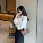 Simple Retro Shoulder Bag for Women 2024 new Wholesale Women's Crossbody Bag Printed Niche Cylinder Messenger Bag Female