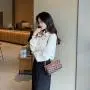 Simple Retro Shoulder Bag for Women 2024 new Wholesale Women's Crossbody Bag Printed Niche Cylinder Messenger Bag Female