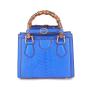 2024 Fashion Design Snake Leather Shoulder Crossbody Bags For Women Luxury Bamboo Handle Hand Bag Ladies Handbags