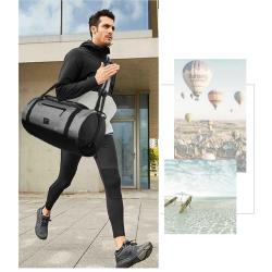 Custom Logo Water proof Travel Backpack Dry and Wet Separation Nylon Weekend Travel Bag