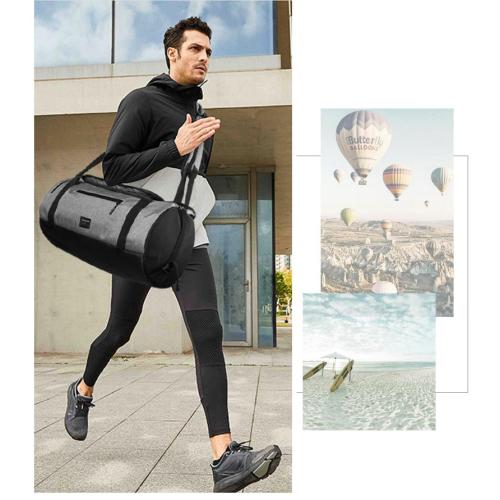 Custom Logo Water proof Travel Backpack Dry and Wet Separation Nylon Weekend Travel Bag