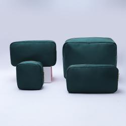 Keymay Multi Colors Emerald Nylon Gift Bag Free Shipping Handle Toiletry Bag Women Travel Wholesale Make Up Bag