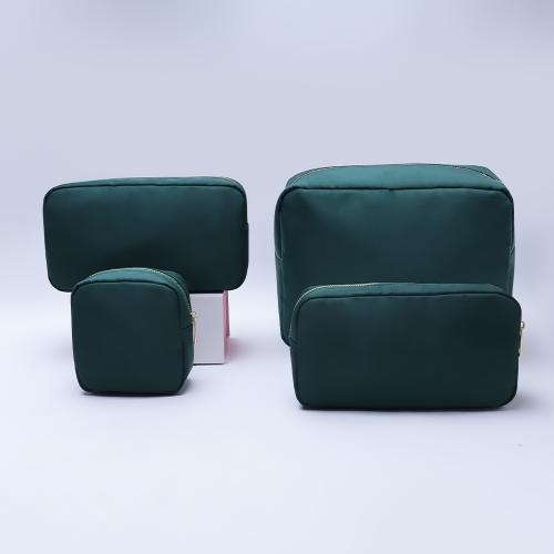 Keymay Multi Colors Emerald Nylon Gift Bag Free Shipping Handle Toiletry Bag Women Travel Wholesale Make Up Bag