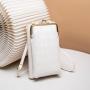 2024 Ladies Embossed Mobile Phone Bag Fashionable Portable Women's Bag with Joker Design Wholesale Foreign Trade