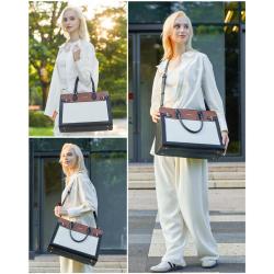 LOVEVOOK wholesale custom Work Business Briefcase for women office travel purses and handbags ladies 15.6 17in laptop tote bags