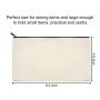 Gelory ECO-friendly Custom Large Capacity School Student Multi-functional Pencil Zipper Pouch Bag pencil cases
