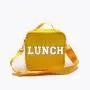 Keymay Stock Yellow Lunch Box Bag Portable Shoulder Adults Travel Picnic Working Cooler Bag School Insulated Lunch Bag For Kids