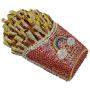 Hot Selling Wholesales China Factory Luxury Crystal Bag Party New French Fries Fry Women Evening Clutch Purse Rhinestone Bags