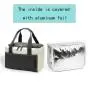 Breast Pump Bag Backpack with Cooler Compartment Double Layer Pumping Bag Cooler Bag with Ice Pack for Nursing Moms