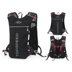 ZF297 Polyester Reflective Adjustable Waistband Hydration Jogging Running Vest Phone Holder Sports Running Vest Customized Logo