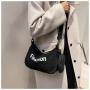 HR274 New Fashion Letter Simple Canvas Crossbody Square Bag INS Small Messenger Bag Coin Holder Decoration Sling Sports Bag