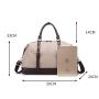 2021 Luggage Bag Men Women PU Leather Clothes Storage Carry-On Duffle Organiser Foldable Duffel bag Packable Tote Travel Bag