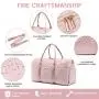 LOVEVOOK custom logo 2pc travel organizer bag with shoe compartment gym weekender travelling luggage carry on travel makeup bags